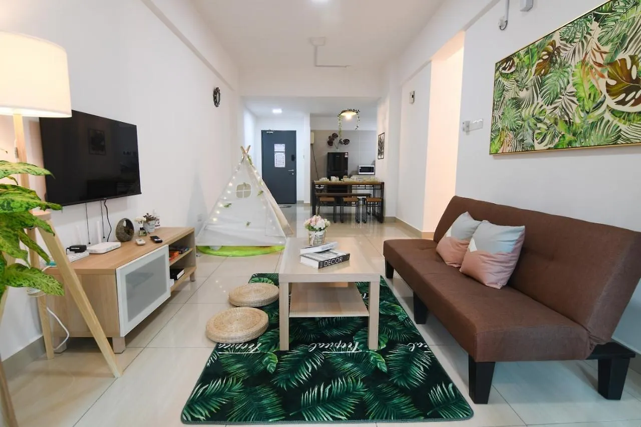 Mount Austin Midori Green 10 Pax Free Wi-Fi 500Mbps Netflix Johor Bahru Apartamento